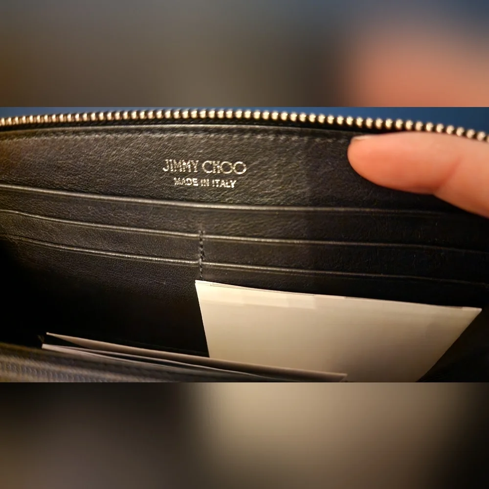 Jimmy Choo Filipa Star Studded Wallet EUC - Picture 9 of 9